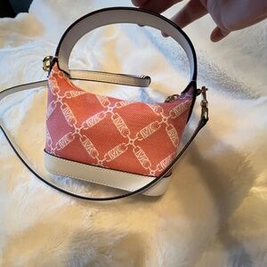 Micheal Kors mini crossbody satchel Jacquard design